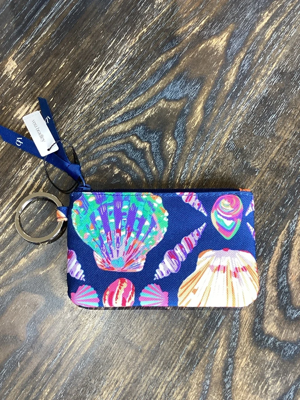 Vera Bradley Seashell-ebrate zip ID Case